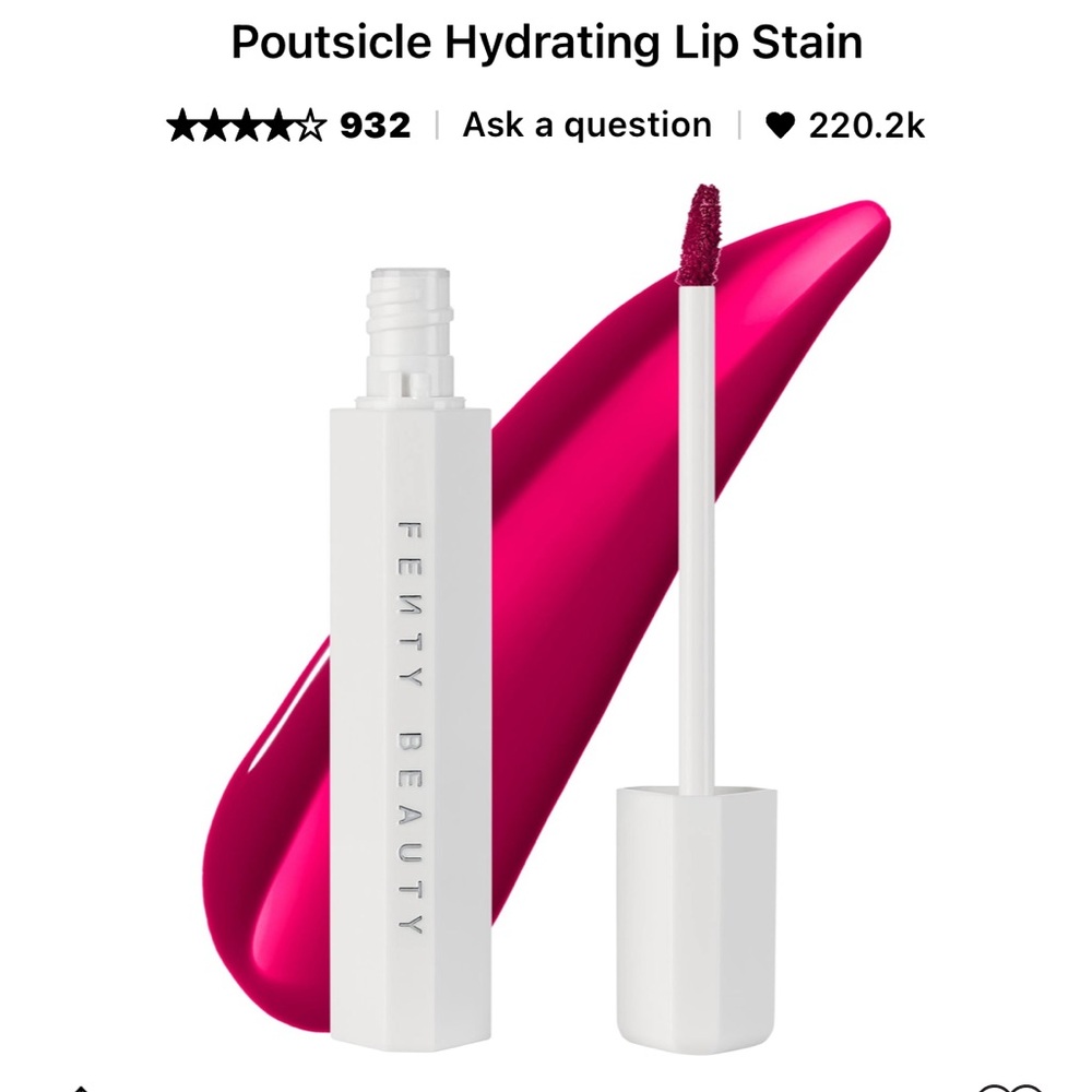 Fenty Beauty Poutsicle Hydrating Lip Stain - Fuchsia Wife